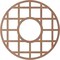 Ekena Millwork O'Neal Wood Fretwork Pierced Ceiling Medallion, Wood (Paint Grade), 36"OD x 13 1/8"ID x 3/8"T CMWP36X36X0375ONMF - alternate 2